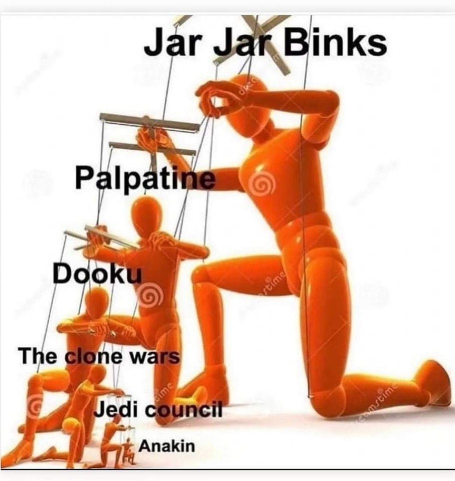 This meme is a play on the phrase "I'd rather die than" and features a split-screen image with the Star Wars character Darth Vader on one side and the character Anakin Skywalker on the other. The text "I'd rather die than" is written above the split-screen, and the phrase "be a Jedi" is written below, referencing the iconic "I'd rather die than be a Jedi" line from the Star Wars prequels. The meme is a humorous take on the character's infamous line, poking fun at the idea that being a Jedi is somehow worse than death.